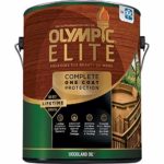 Olympic Stain 80114-1 Elite Woodland Oil Stain, 1 Gallon, Kona Brown
