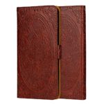 Ivy Moto G6 Play Wallet Cases [Dragon Pattern][Retro Style][Anti Fall] PU Leather Flip Cover for Motorola Moto G6 Play/Moto G6 Forge – Light Brown