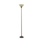 Mainstay 24340 Floor Lamp, 71″ Tall, Brown