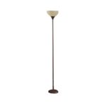 Mainstay 24340 Floor Lamp, 71″ Tall, Brown