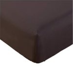 Mellanni Fitted Sheet Twin Brown Brushed Microfiber 1800 Bedding – Wrinkle, Fade, Stain Resistant – Hypoallergenic – (Twin, Brown)