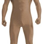 VSVO Face Open Zentai Lycra Spandex Bodysuit (X-Large, Brown)