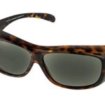 LensCovers Wear Over Sunglasses for Men and Women. Size Large Slim Tortoise Polarized!