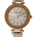 Anne Klein Women’s Swarovski Crystal Accented Mesh Bracelet Watch