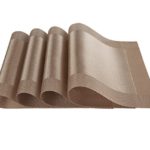 SICOHOME Placemats,Light Brown Placemats Set of 4