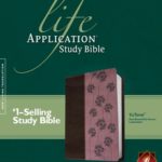 NLT Life Application Study Bible, Second Edition, TuTone (Red Letter, LeatherLike, Dark Brown/Pink Flowers)