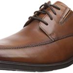 CLARKS Men’s Tilden Walk Oxford, Dark Tan Leather, 12 M US