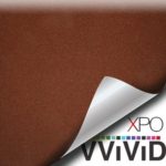 VViViD Light Brown Weatherproof Faux Leather Finish Marine Vinyl Fabric (2ft x 4.6ft (53in))