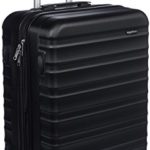 AmazonBasics Hardside Spinner Travel Luggage Suitcase – 24 Inch, Black