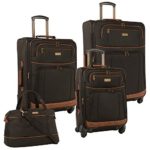 Tommy Bahama Mojito Four Piece Luggage Set, Dark Brown