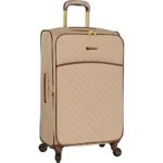 Anne Klein 29″ Expandable Softside Spinner Luggage, Beige Quilted