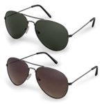 Stylle Classic Aviator Sunglasses with Protective Bag, 100% UV Protection