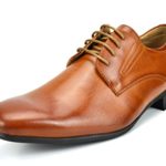 Bruno Marc Men’s Gordon-03 Brown Classic Modern Formal Oxfords Lace Up Leather Lined Snipe Toe Dress Shoes – 10.5 M US