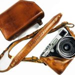 US KAZA Compatible Leather Half Case + Strap + case Cover Genuine Leather Vintage Brown Camera case for Fujifilm Camera Model X-100F