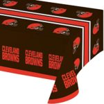 Cleveland Browns Plastic Tablecloths, 3 ct