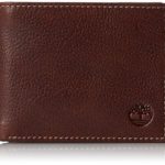 Timberland Men’s Leather Wallet with Attached Flip Pocket, Brown (Sportz), One Size