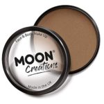 Moon Creations Pro Face Paint Cake Pot, Light Brown, 36g Single