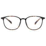 Blue Light Blocking Glasses Women, Lightweight TR90 Eyewear Frames Anti-Glare Clear Lenses Computer Glasses (Tortoise – L)