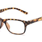 Readers.com Reading Glasses: The Colonial Reader, Plastic Retro Square Style for Men and Women – Tan Tortoise, 2.75