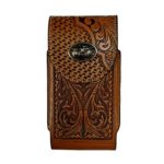 2019 Western Style PhoneCase Emboss Phone Holder Holster Phonecase