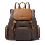 Michael Kors Abbey Large Signature Cargo Backpack (Brown/Acorn)