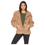 Free People Women’s So Soft Cozy Peacoat Brown Large
