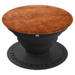 Light Brown Leather Pattern Realistic Animal Skin Texture – PopSockets Grip and Stand for Phones and Tablets