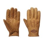 Harley-Davidson Men’s Peshtigo Leather Gloves, Brown (Large)