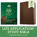 Tyndale NLT Life Application Study Bible, Third Edition (LeatherLike, Dark Brown/Brown) NLT Biblewith Updated Notes and Features, Full Text New Living Translation