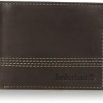 Timberland Men’s Leather Slimfold Wallet with Matching Fob Gift Set, Brown, One Size