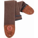 Levy’s Leathers MSSC4-BRN Cotton Bass Guitar Strap, Brown