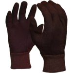 Azusa Safety C47100 Polyester/Cotton Safety Work Gloves, Brown Jersey Gloves, Large (Pack of 300 Pairs)