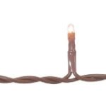 Darice LT60-5 Clear Teeny 20-Bulb Light Set with Brown Cord for Indoor Use Only