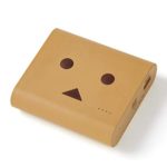 cheero Power Plus Danboard Version 13400mAh PD18W(Light Brown) High Capacity Power Bank (Power Delivery Compatible) 2 Port Output Type-A Type-C Compatible Model Ultra-Fast Charging iPhone, Android