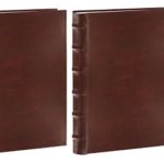 Pioneer Photo Albums CLB-346/BN Sewn Bonded Leather Bi-Directional 300 Photos Pocket Album (Brown) 2 PACK