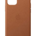 Apple Leather Case (for iPhone 11 Pro) – Saddle Brown