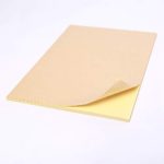 Flydecor A4 Kraft Label Sticker, Kraft Brown Labels Printable for Decoration (Light Brown, 60)