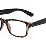 Readers.com Reading Glasses: The Buchanon Reader, Plastic Retro Square Style for Men and Women – Brown Tortoise, 2.00