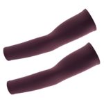 Cycling Sports Tattoo UV Block Cool Arm Sleeve Armwarmer Stretch Cover Sun Protection Bike Bicycle Warmer (Coffee)