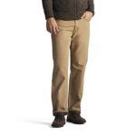 Lee Men’s Fleece and Flannel Lined Relaxed-Fit Straight-Leg Jeans