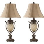 Signature Design by Ashley – Gavivi Table Lamps – Set of 2 – Dark Brown