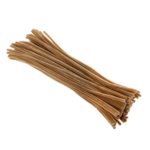 perfektchoice 100Pcs Pipe Cleaners in 10 Assorted Colors to Choose, Value Pack of Chenille Stems for DIY Arts and Craft Projects and Decorations – Brown