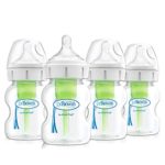 Dr. Brown’s Options+ Wide-Neck Baby Bottle, 5 Ounce (4 Count)