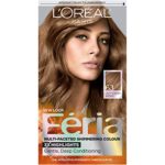 L’Oréal Paris Feria Multi-Faceted Shimmering Permanent Hair Color, 63 Sparkling Amber (Light Golden Brown), 1 kit Hair Dye