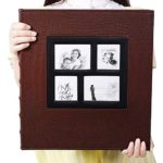 Vienrose Photo Album for 600 4×6 Photos Leather Cover Extra Large Capacity for Family Wedding Anniversary Baby Vacation (Brown)