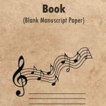 Music Manuscript Book: Light brown sheet music book for Musicians. 12 Staves per page, 100 pages, 8.5″ x 11″