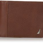 Nautica Men’s Milled Leather Passcase Wallet