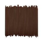 Disposable Plastic Coffee Stirrer Straw – 5 Inch Sip Stir Stick (Brown, 1,000)