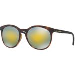 Arnette Men’s AN4241 Chenga R Round Sunglasses, Matte Havana/Emerald Iridium, 55 mm