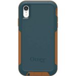 OtterBox Pursuit Series Case for iPhone Xr (ONLY) – Retail Packaging – Autumn Lake (Blue/Light Brown)